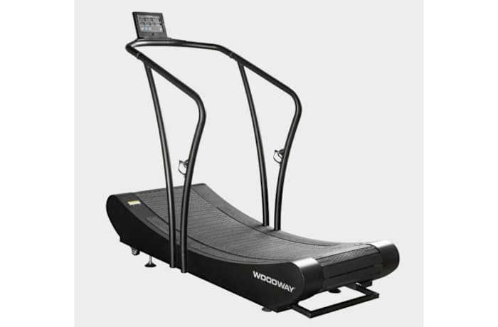 The Woodway Curve XL Treadmill in black